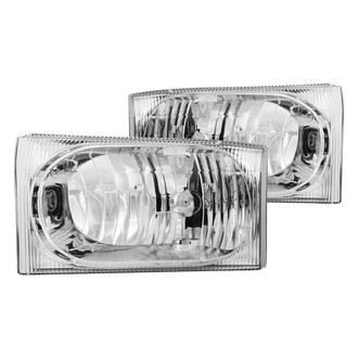 Anzo® - Driver and Passenger Side Chrome Euro Headlights