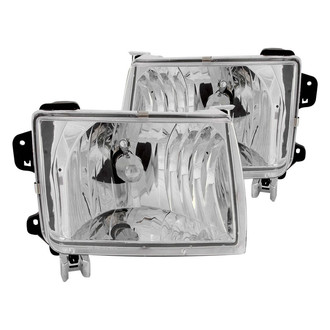 Anzo® - Driver and Passenger Side Chrome Euro Headlights