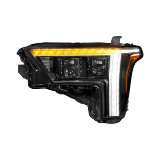 Anzo® - Z-Series Driver Side Black Sequential DRL Bar Projector LED Headlight