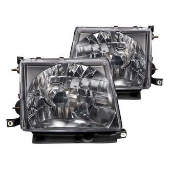 Anzo® - Driver and Passenger Side Chrome Euro Headlights