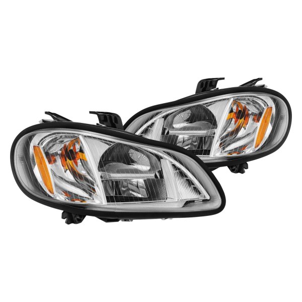 Anzo® - Chrome LED Headlights, Freightliner M2