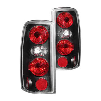 Anzo® - Driver and Passenger Side Black/Red Euro Tail Lights