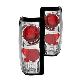 Anzo® - Driver and Passenger Side Chrome/Red Euro Tail Lights