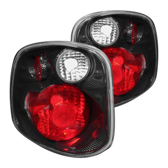 Anzo® - Driver and Passenger Side Carbon Fiber/Red G2 Euro Tail Lights