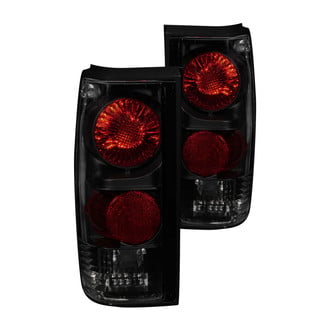 Anzo® - Driver and Passenger Side Black Red/Smoke Euro Tail Lights