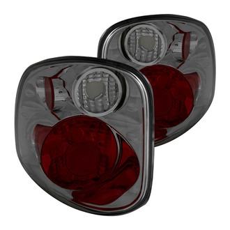 Anzo® - Driver and Passenger Side Chrome Red/Smoke G2 Euro Tail Lights