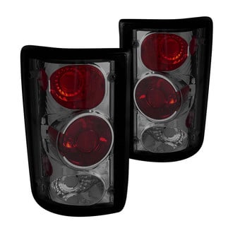 Anzo® - Driver and Passenger Side Chrome Red/Smoke Euro Tail Lights