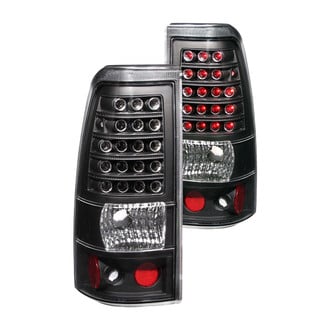 Anzo® - Driver and Passenger Side Black LED Tail Lights
