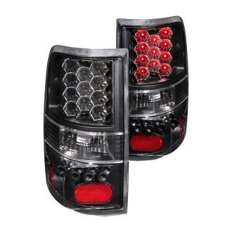 Anzo® - Driver and Passenger Side Black LED Tail Lights