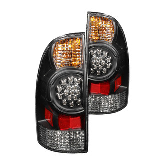 Anzo® - Driver and Passenger Side Black LED Tail Lights