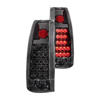 Anzo® - Driver and Passenger Side Black LED Tail Lights