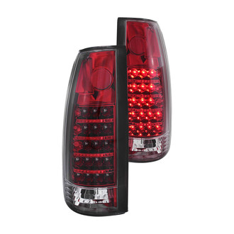 Anzo® - Driver and Passenger Side Chrome/Red G2 LED Tail Lights
