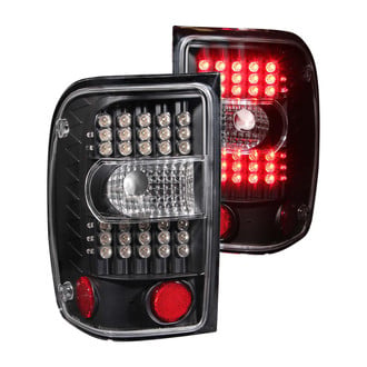 Anzo® - Driver and Passenger Side Black G2 LED Tail Lights