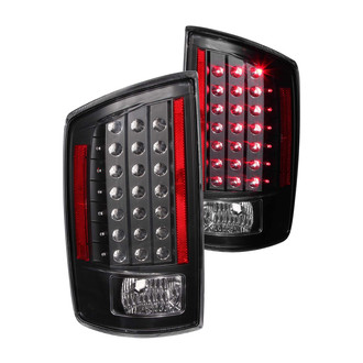 Anzo® - Driver and Passenger Side Black LED Tail Lights