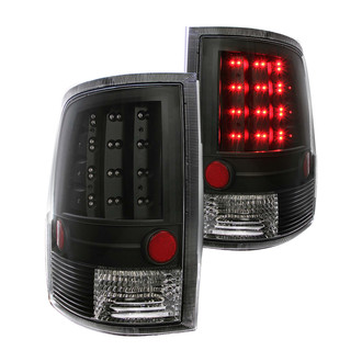 Anzo® - Driver and Passenger Side Black LED Tail Lights