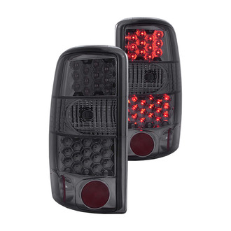 Anzo® - Driver and Passenger Side Chrome/Smoke LED Tail Lights