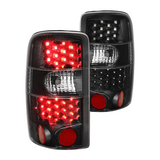 Anzo® - Driver and Passenger Side Black LED Tail Lights