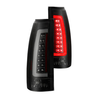 Anzo® - Driver and Passenger Side Black/Smoke LED Tail Lights
