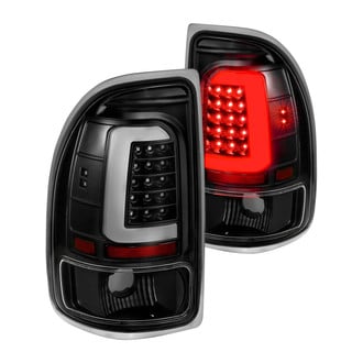 Anzo® - Driver and Passenger Side Black LED Tail Lights