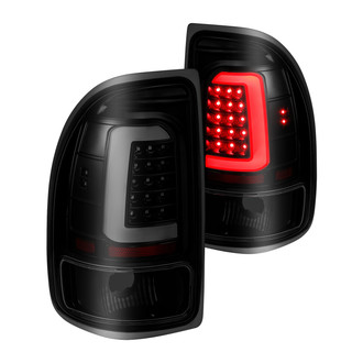 Anzo® - Driver and Passenger Side Black/Smoke LED Tail Lights