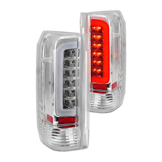 Anzo® - Driver and Passenger Side Chrome LED Tail Lights