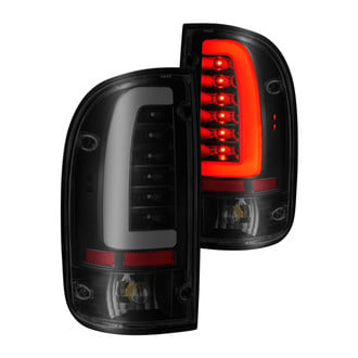 Anzo® - Driver and Passenger Side Black/Smoke LED Tail Lights