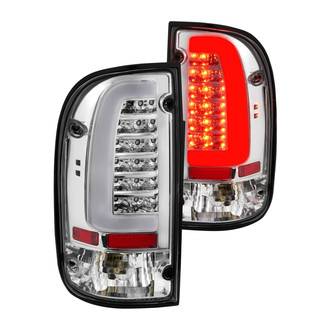 Anzo® - Driver and Passenger Side Chrome LED Tail Lights