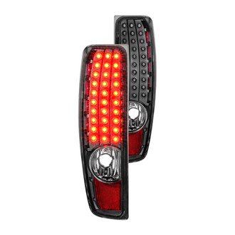 Anzo® - Driver and Passenger Side Black LED Tail Lights