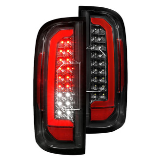 Anzo® - Driver and Passenger Side Black LED Tail Lights