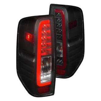 Anzo® - Driver and Passenger Side Black/Smoke LED Tail Lights
