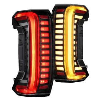 Anzo® - Driver and Passenger Side Black LED Tail Lights