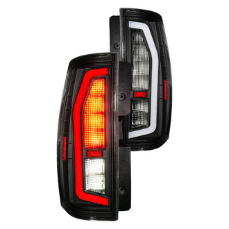 Anzo® - Driver and Passenger Side Black LED Tail Lights