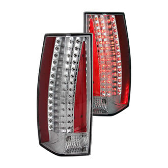 Anzo® - Driver and Passenger Side Chrome LED Tail Lights