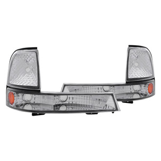 Anzo® - Chrome Crystal Turn Signal/Parking Lights
