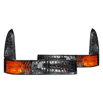 Anzo® - Black Smoke Crystal Turn Signal/Parking Lights