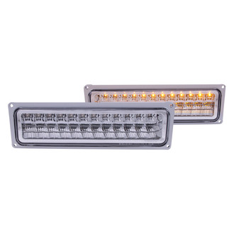 Anzo® - Chrome LED Turn Signal/Parking Lights