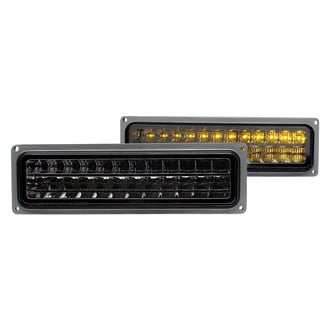 Anzo® - Black Smoke LED Turn Signal/Parking Lights