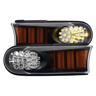 Anzo® - Black LED Turn Signal/Corner Lights