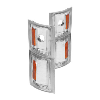 Anzo® - Chrome Crystal Turn Signal/Corner Lights