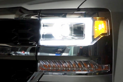 Anzo® - Black U-Bar Projector Headlights with Switchback LED Turn Signals Installation