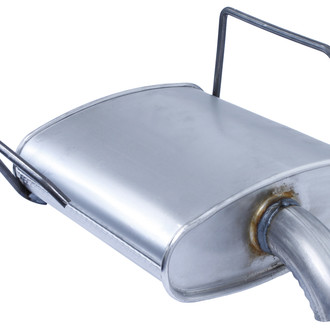 AP Exhaust® - Rear Driver Side Exhaust Muffler Assembly
