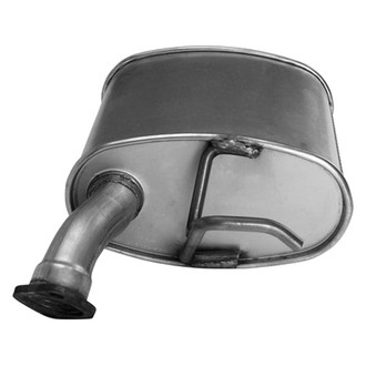 AP Exhaust® - Challenge Series Aluminized Steel Driver Side Oval Exhaust Muffler