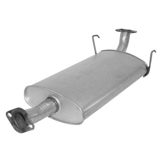 AP Exhaust® - Challenge Series Oval Exhaust Muffler with Flange