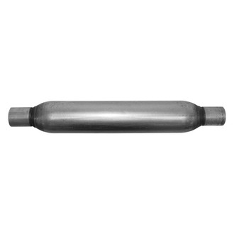 AP Exhaust® - Challenge Series Aluminized Steel Round Exhaust Muffler with Inlet/Outlet Neck