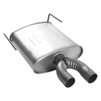 AP Exhaust® - Welded Aluminized Steel Driver Side Exhaust Muffler and Pipe Assembly