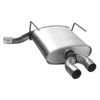 AP Exhaust® - Welded Aluminized Steel Passenger Side Exhaust Muffler and Pipe Assembly