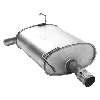 AP Exhaust® - Passenger Side Aluminized Steel Exhaust Muffler and Pipe Assembly