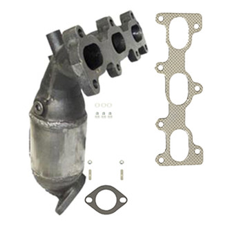 AP Exhaust® - Stainless Steel Direct Fit Exhaust Manifold with Integrated Catalytic Converter