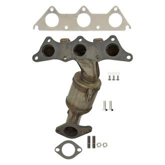 AP Exhaust® - Stainless Steel Direct Fit Exhaust Manifold with Integrated Catalytic Converter