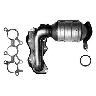 AP Exhaust® - Stainless Steel Direct Fit Exhaust Manifold with Integrated Catalytic Converter